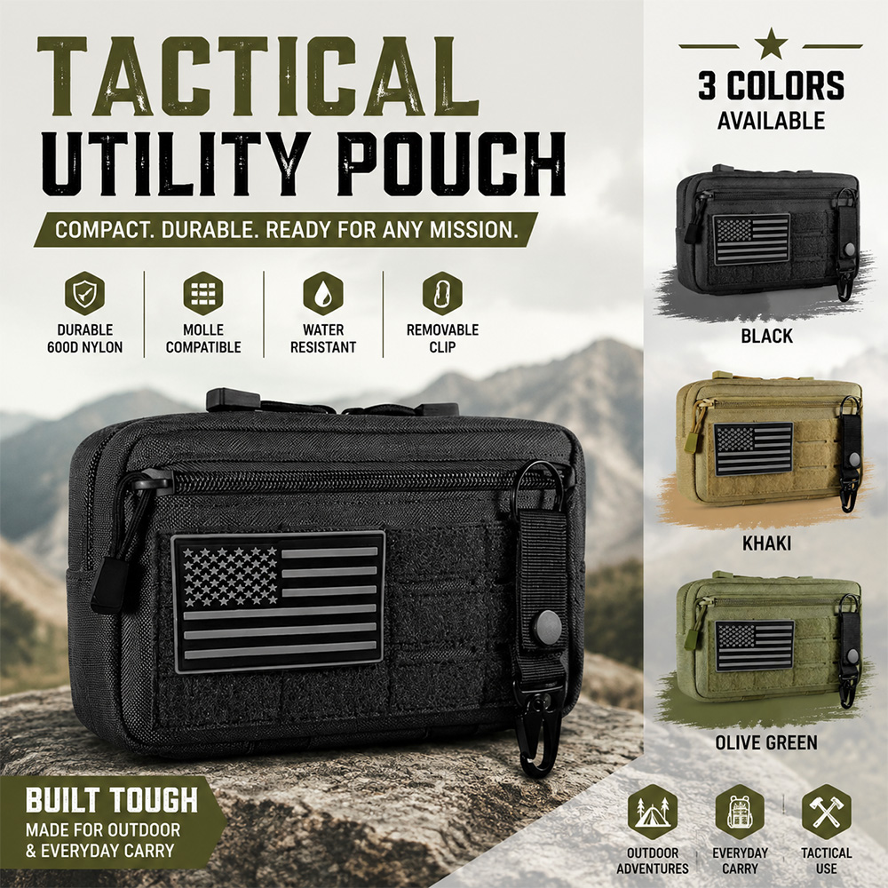 Edc Carry Box - Tactical Molle EDC Pouch Outdoor First