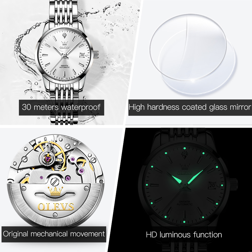 OLEVS 6635 Women's Mechanical  - Watch Winder Compact review and price