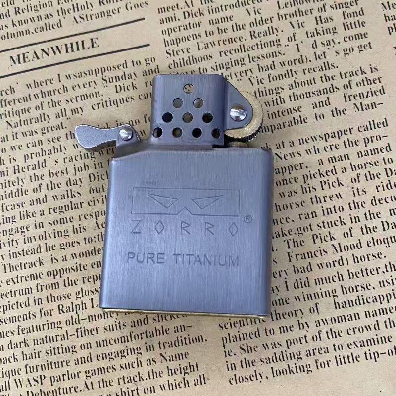 ZORRO 2026 new pure titanium l - Lighter Insert Zippo review and price