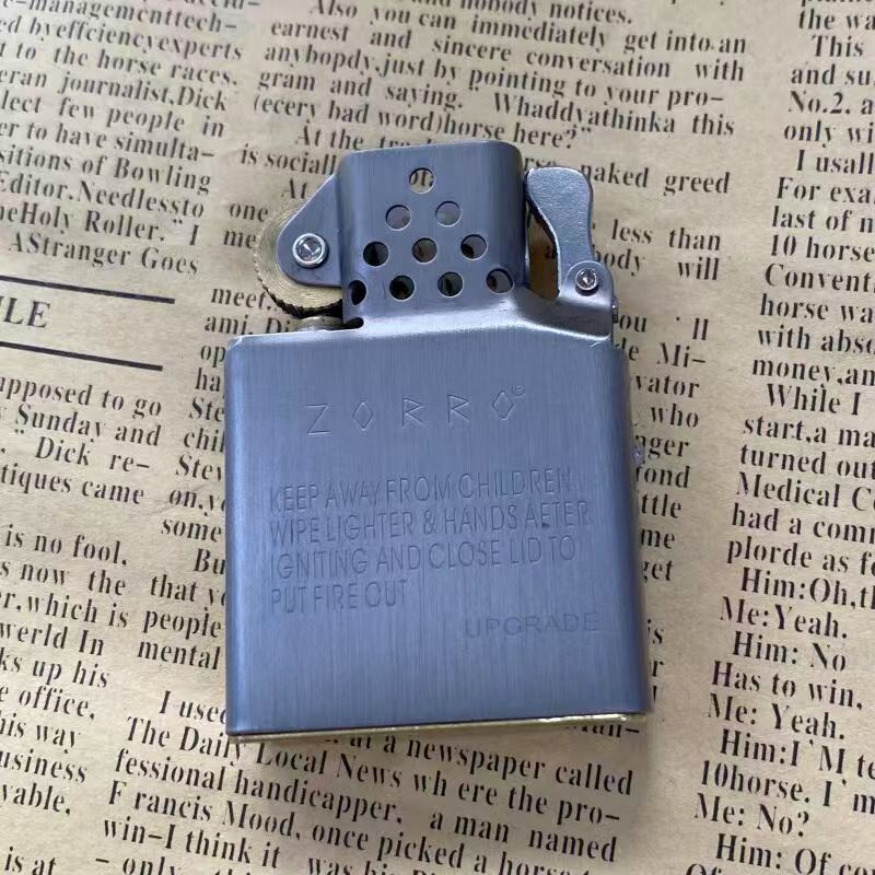 ZORRO 2026 new pure titanium l - Lighter Insert Zippo review and price
