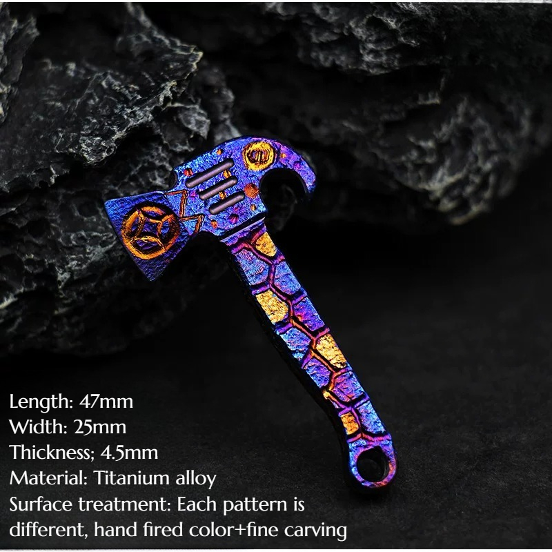 Titanium Alloy Mini Axe Hand C - Titanium Pry Bar review and price