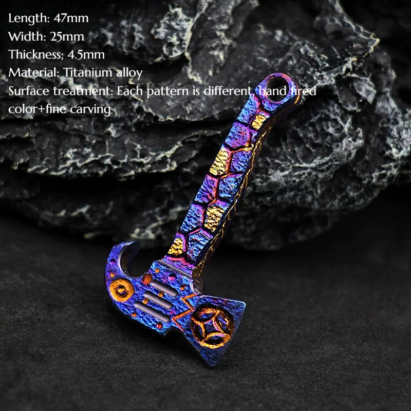 Titanium Alloy Mini Axe Hand C - Titanium Pry Bar review and price